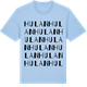 Blue Soul t-shirt med Hulan ordlek t-shirt
