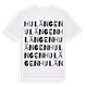 Hulängen ordlek t-shirt