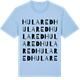 Blue Soul t-shirt med Hulared ordlek t-shirt