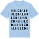 Blue Soul t-shirt med Huledal ordlek t-shirt