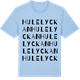 Blue Soul t-shirt med Hulelyckan ordlek t-shirt