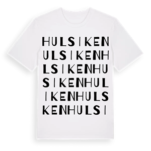 Hulsiken ordlek t-shirt – ekologisk bomull t-shirt från Pinshirt