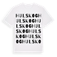 Hulskog ordlek t-shirt