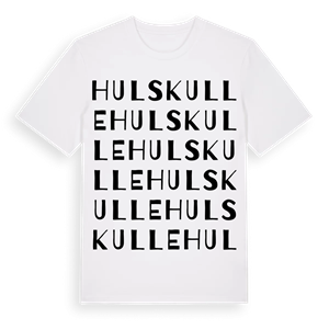 Hulskulle ordlek t-shirt – ekologisk bomull t-shirt från Pinshirt
