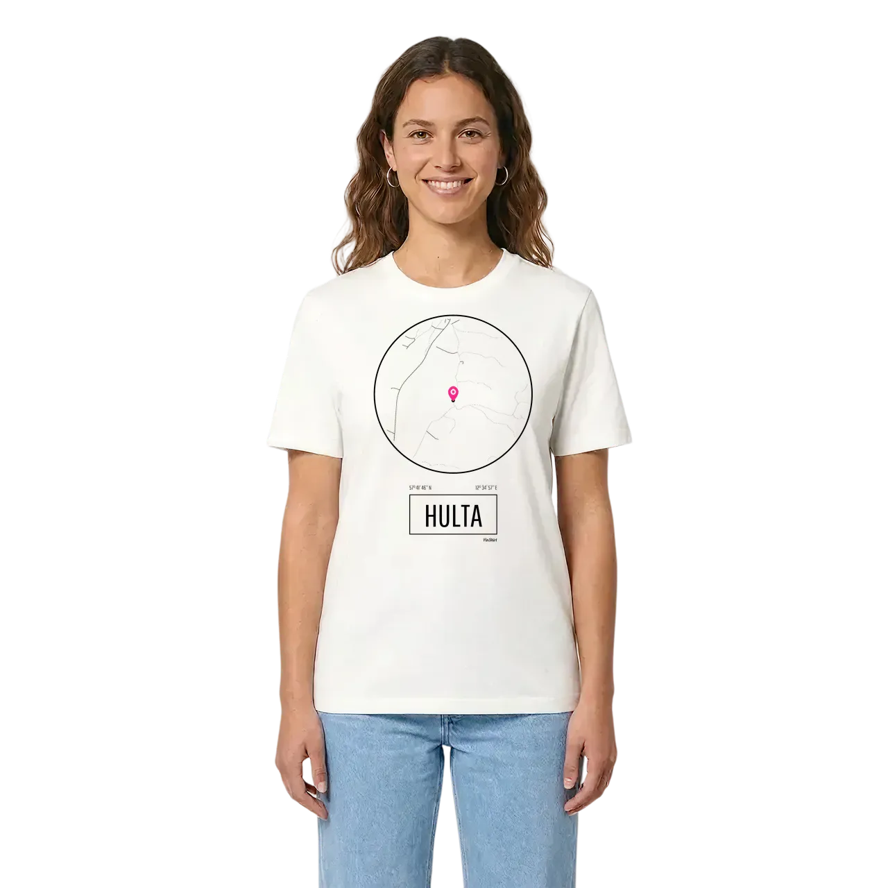 Hulta t-shirt i miljö