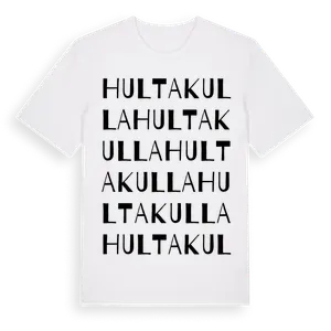 Hultakulla ordlek t-shirt – ekologisk bomull t-shirt från Pinshirt