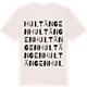Vintage White t-shirt med Hultängen ordlek t-shirt