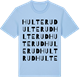 Blue Soul t-shirt med Hulterud ordlek t-shirt