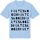 Blue Soul t-shirt med Hulteskogen ordlek t-shirt
