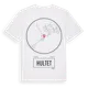 White t-shirt med Hultet t-shirt