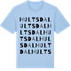 Blue Soul t-shirt med Hultsdal ordlek t-shirt