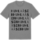 Mid Heather Gray t-shirt med Humlaåsen ordlek t-shirt