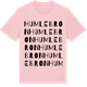 Pink Cotton t-shirt med Humlebron ordlek t-shirt