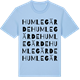 Blue Soul t-shirt med Humlegärde ordlek t-shirt