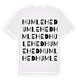 Humlehed ordlek t-shirt