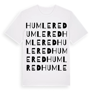 Humlered ordlek t-shirt – ekologisk bomull t-shirt från Pinshirt