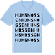 Blue Soul t-shirt med Humsmossen ordlek t-shirt