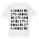 Hundsbölet ordlek t-shirt