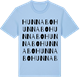 Blue Soul t-shirt med Hunnabo ordlek t-shirt