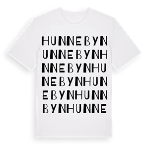 Hunnebyn ordlek t-shirt – ekologisk bomull t-shirt från Pinshirt
