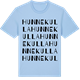 Blue Soul t-shirt med Hunnekulla ordlek t-shirt