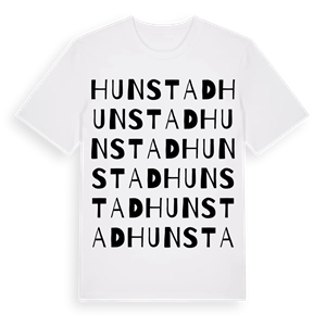 Hunstad ordlek t-shirt – ekologisk bomull t-shirt från Pinshirt
