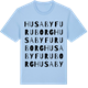 Blue Soul t-shirt med Husaby Furuborg ordlek t-shirt