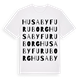 Husaby Furuborg ordlek t-shirt