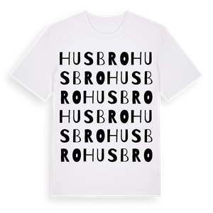 Husbro ordlek t-shirt – ekologisk bomull t-shirt från Pinshirt
