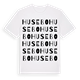 White t-shirt med Husebo ordlek t-shirt