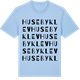 Blue Soul t-shirt med Huseby klev ordlek t-shirt