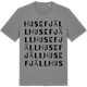 Mid Heather Gray t-shirt med Husefjäll ordlek t-shirt