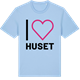 Blue Soul t-shirt med Jag älskar Huset t-shirt stort tryck
