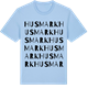 Blue Soul t-shirt med Husmark ordlek t-shirt