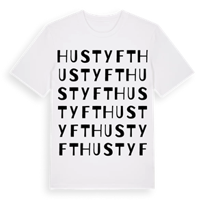 Hustyft ordlek t-shirt – ekologisk bomull t-shirt från Pinshirt