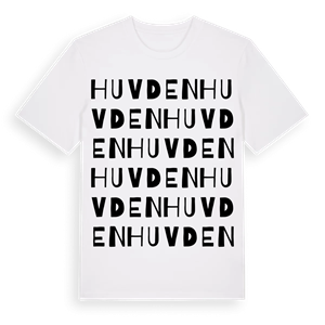 Huvden ordlek t-shirt – ekologisk bomull t-shirt från Pinshirt
