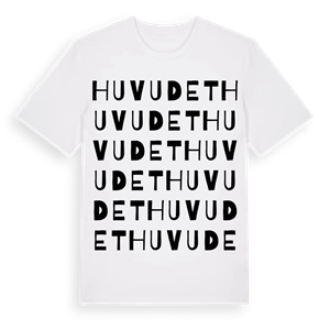 Huvudet ordlek t-shirt – ekologisk bomull t-shirt från Pinshirt
