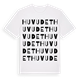 Huvudet ordlek t-shirt