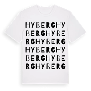 Hyberg ordlek t-shirt – ekologisk bomull t-shirt från Pinshirt