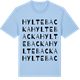 Blue Soul t-shirt med Hyltebacka ordlek t-shirt