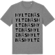 Mid Heather Gray t-shirt med Hyltenäs ordlek t-shirt
