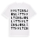 Hyltensjöslätt ordlek t-shirt