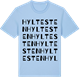 Blue Soul t-shirt med Hyltesten ordlek t-shirt