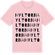 Pink Cotton t-shirt med Hyltorna ordlek t-shirt