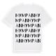 Hympan ordlek t-shirt