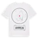 White t-shirt med Hyppeln t-shirt