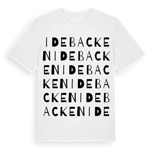 Idebacken ordlek t-shirt – ekologisk bomull t-shirt från Pinshirt