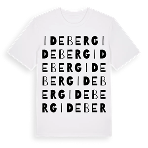 Ideberg ordlek t-shirt – ekologisk bomull t-shirt från Pinshirt