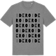 Mid Heather Gray t-shirt med Idero ordlek t-shirt