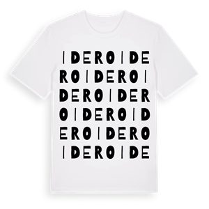 Idero ordlek t-shirt – ekologisk bomull t-shirt från Pinshirt
